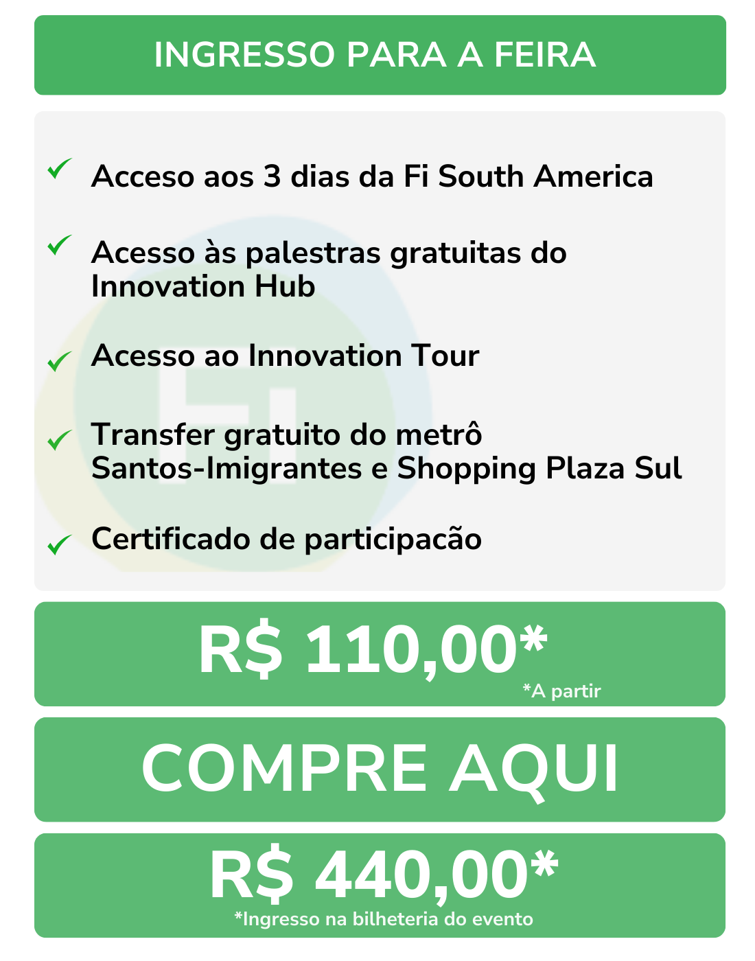 Ingresso Visitante